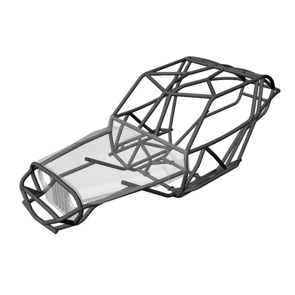 Wide Open Design Revolution Rock Crawler Chassis with Jeep CJ Hood & Grille