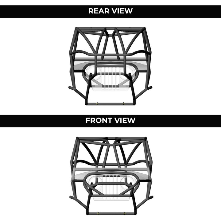 Wide Open Design Revolution Rock Crawler Chassis with Jeep CJ Hood &amp; Grille