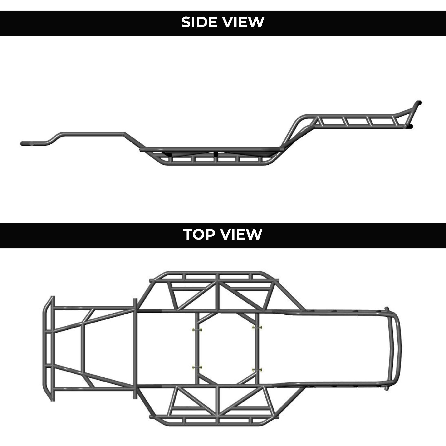 JC Tube Chassis for Jeep CJ & YJ Builds | Wide Open Design