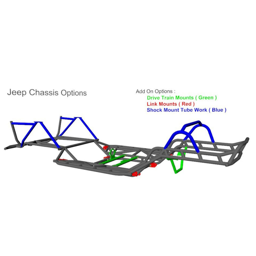Wide Open Design TJC Chassis for Jeep TJ