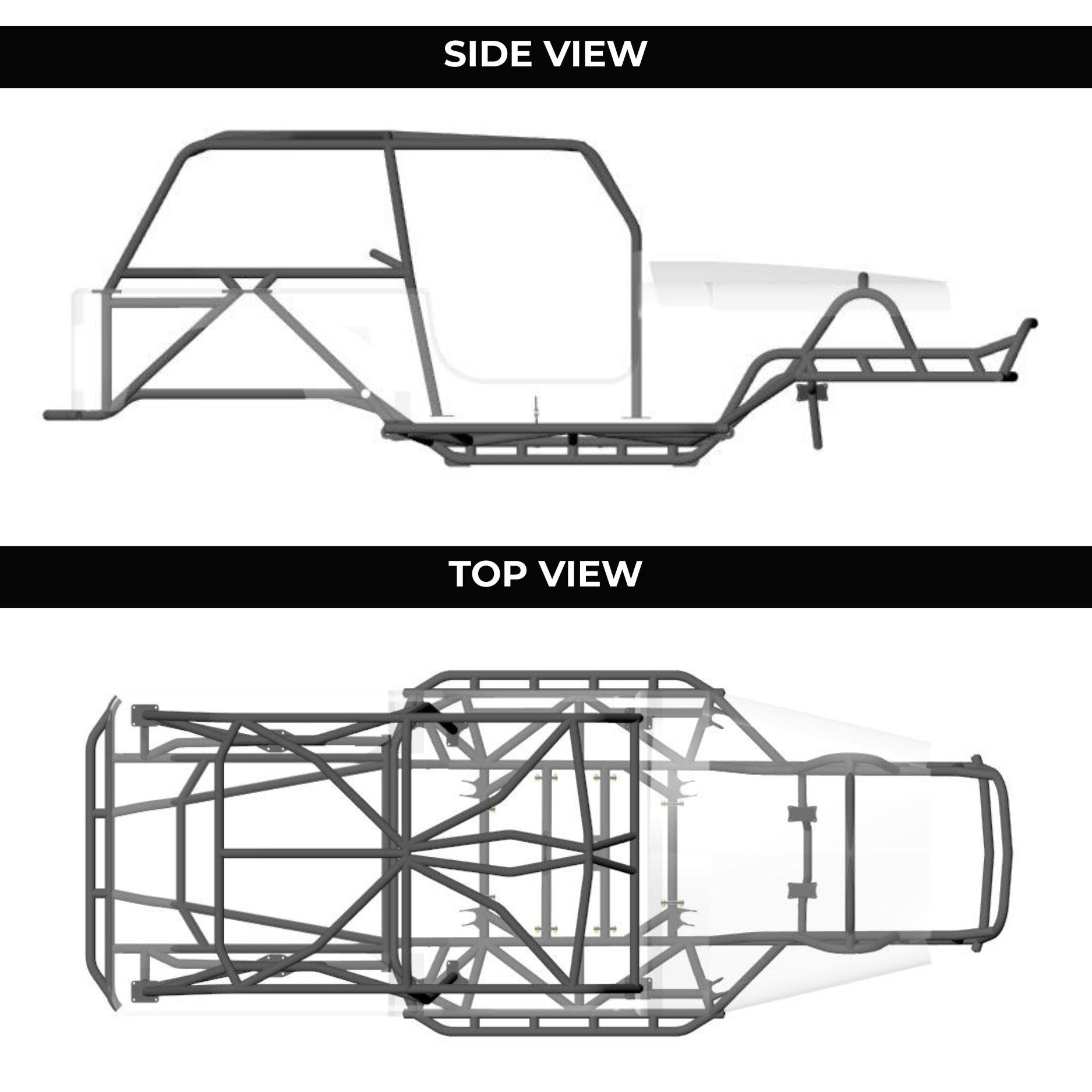 JC Jeep Tube Chassis for LJ | Wide Open Design