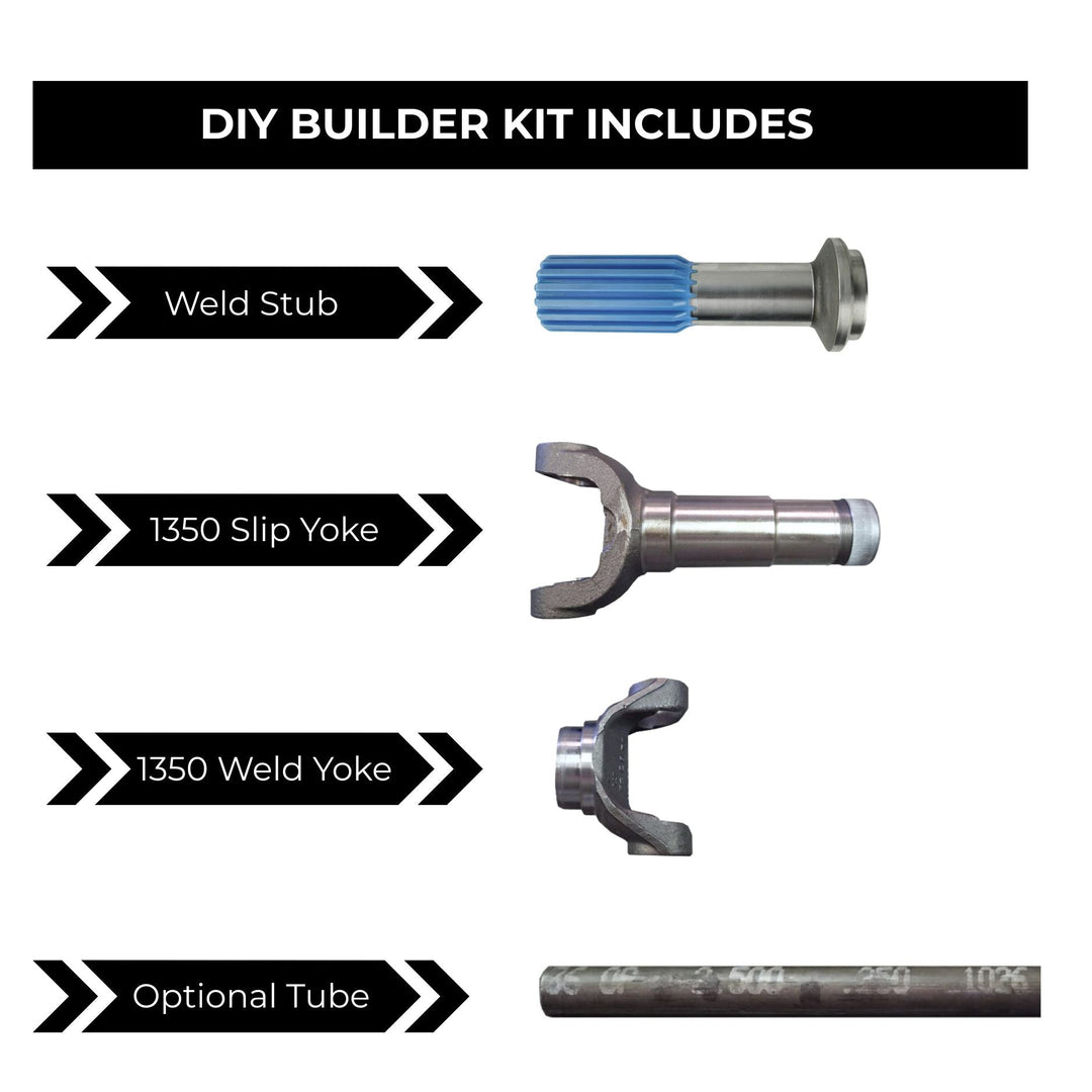 WOD 1350 Driveshaft DIY Builder Kit