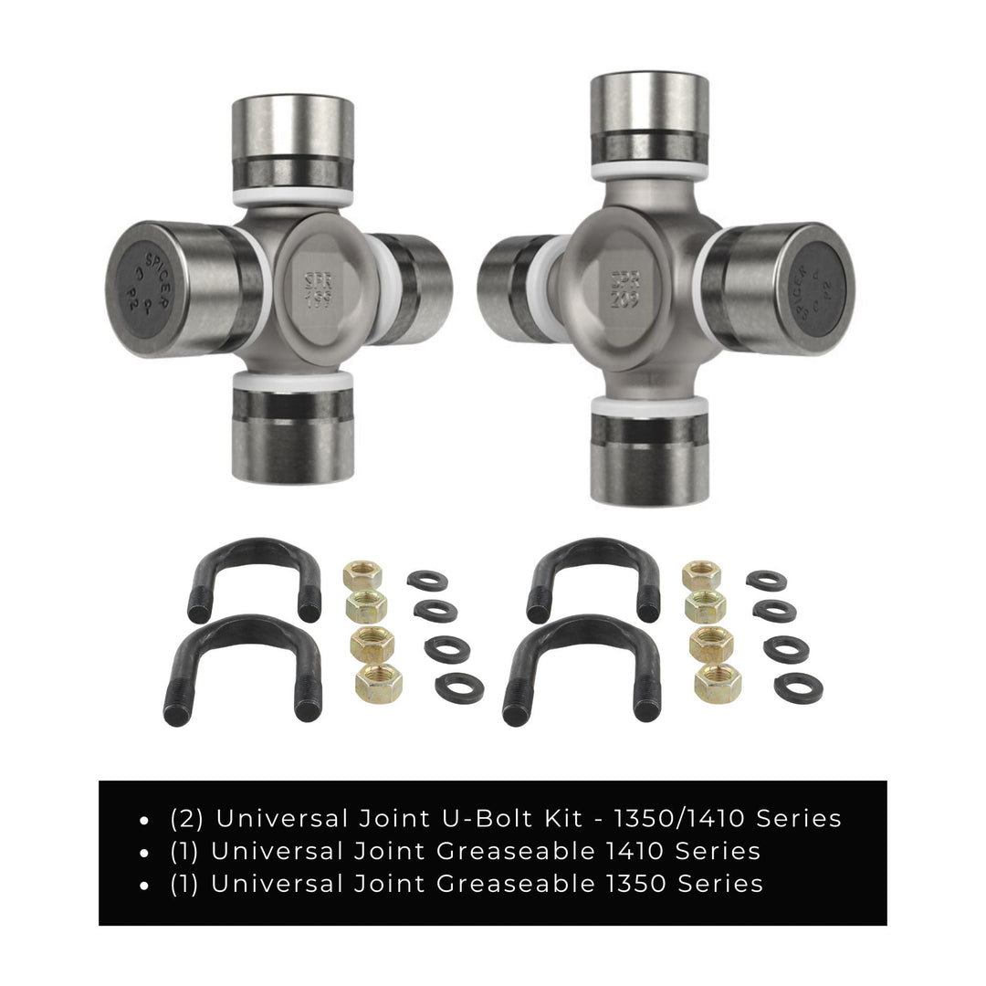 Spicer 1350/1410 Universal Joint &amp; U-Bolt Kit