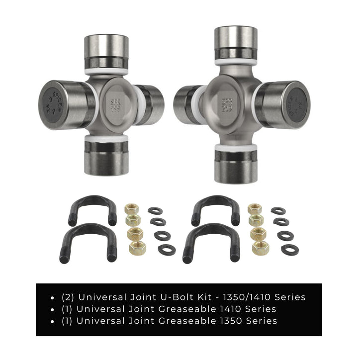 Spicer 1350/1410 Universal Joint &amp; U-Bolt Kit