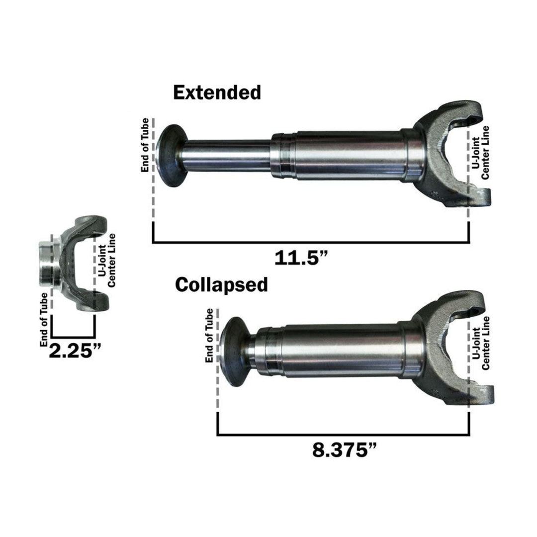 WOD 1410 Weld/1350 Slip Driveshaft Builder Kit
