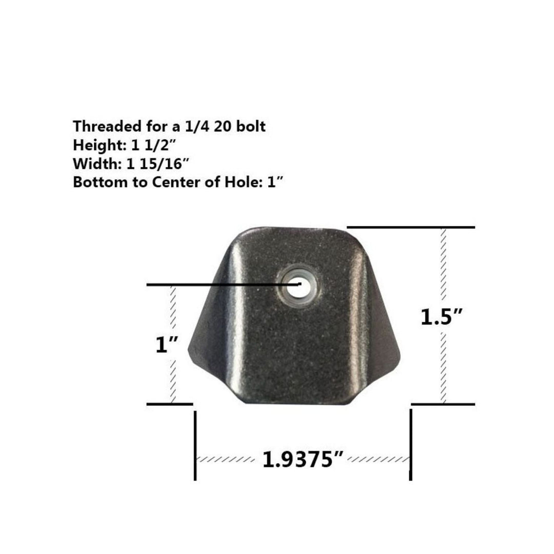 Body Panel Tabs with 1/4"-20 NutSerts (Set of 10)