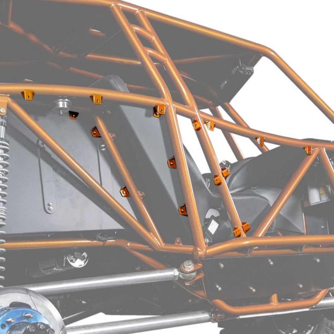 Body Panel Tabs with 1/4"-20 NutSerts (Set of 10)