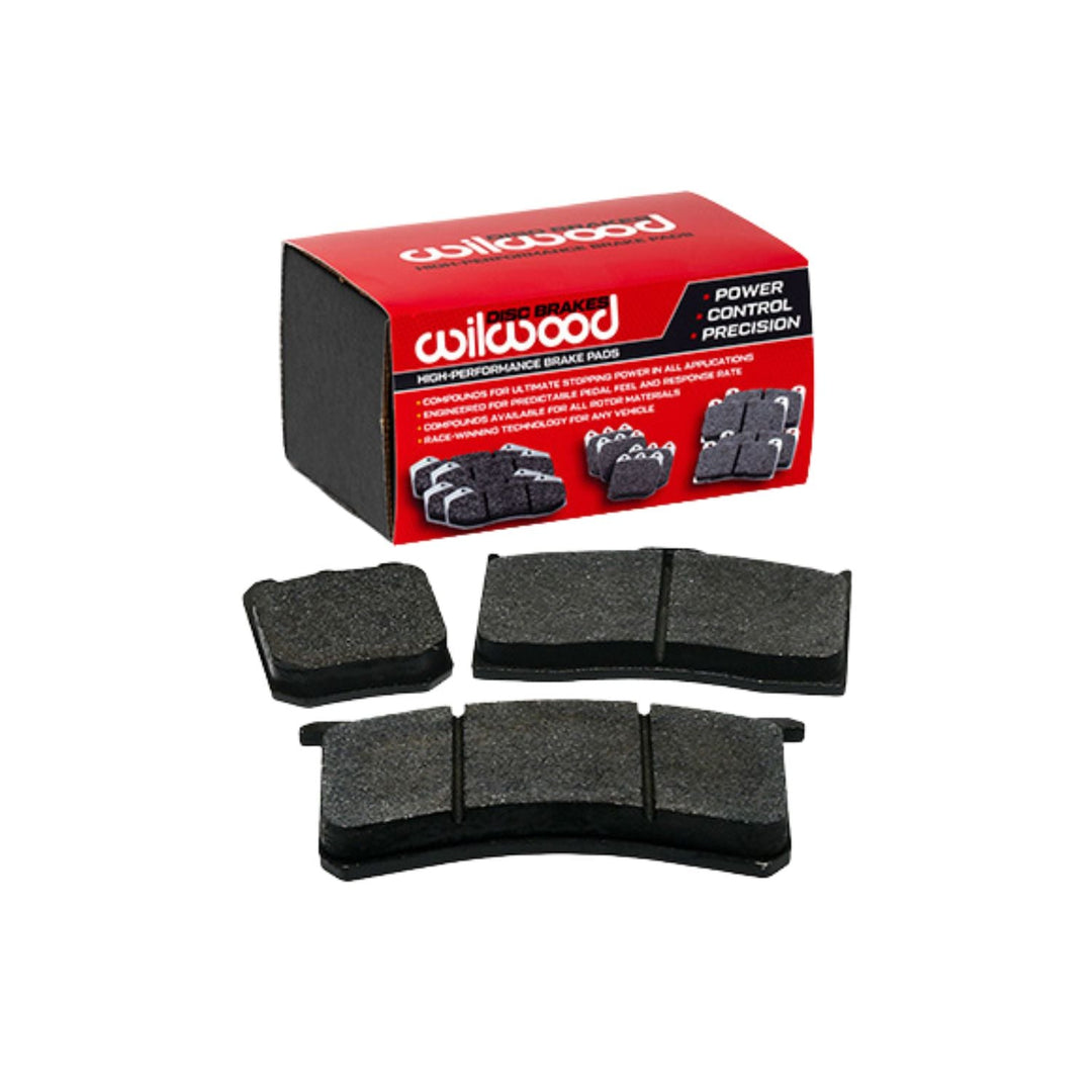 Wilwood BP-10 Dynalite brake pads with packaging on a white background