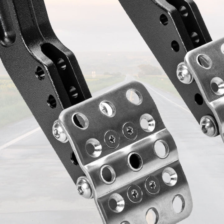 Close-up of Wilwood 7.0:1 ratio forged pedal on a light gray background