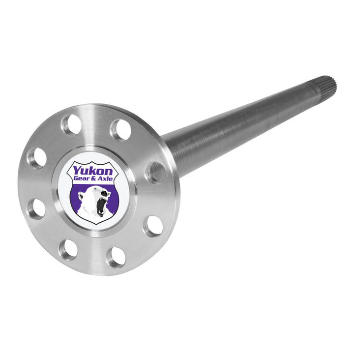 Yukon chromoly 14 bolt axle shaft on a white background