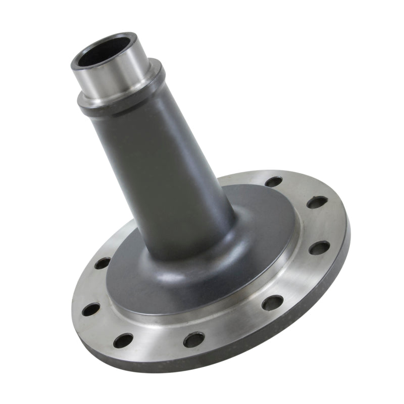 GM 8.6 rear axle spool for drag racing setups on a white background
