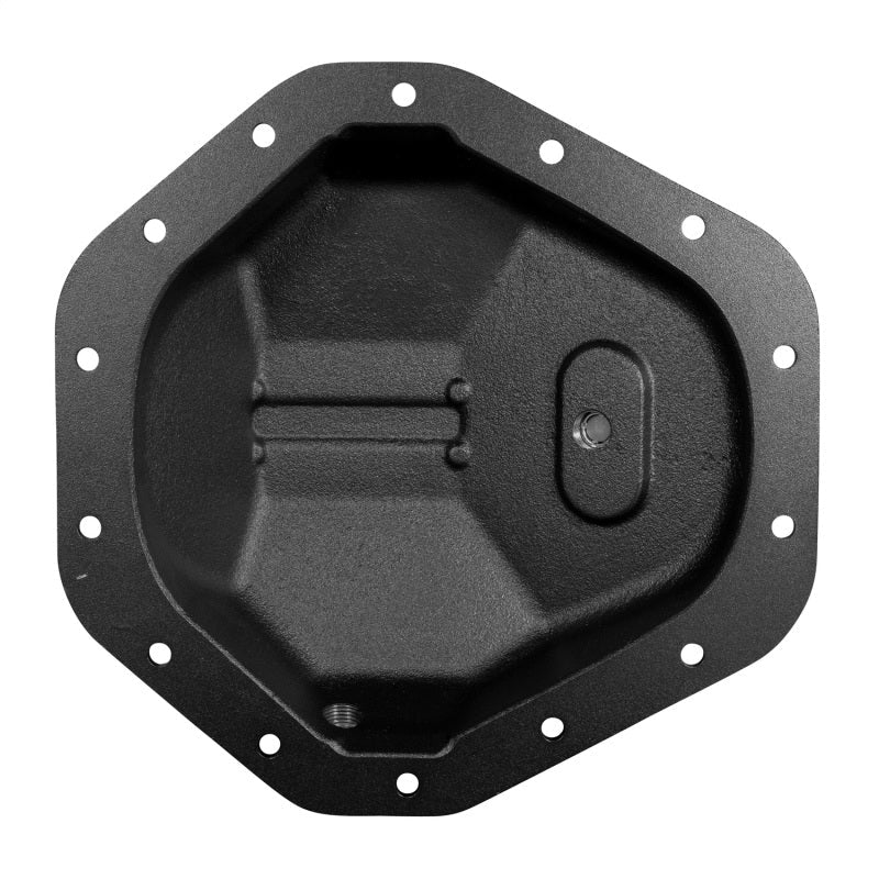 back view Yukon Hardcore GM 10.5 rear axle cover on a white background