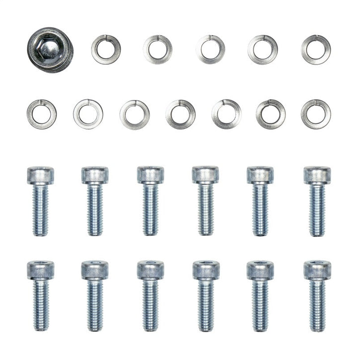 Jeep JL Dana 30 differential cover hardware on a white background