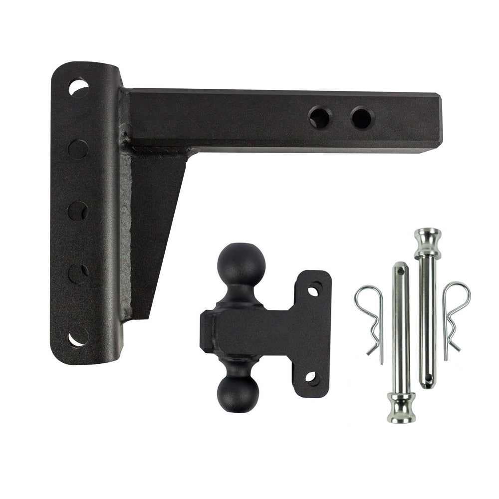 Yukon BulletProof 2" Heavy Duty Hitch - HD204 - 4" - manufacturer photo 2; vehicle and optional accessories not included