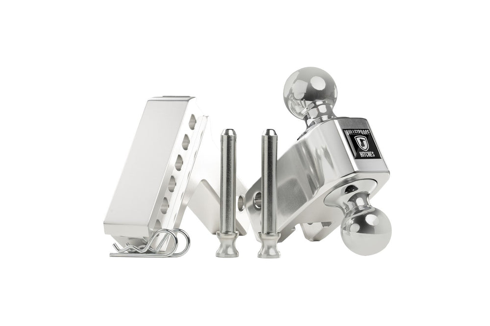 Yukon BulletProof 2" Aluminum Medium Duty Hitch - AL202 - 2" - manufacturer photo 2; vehicle and optional accessories not included