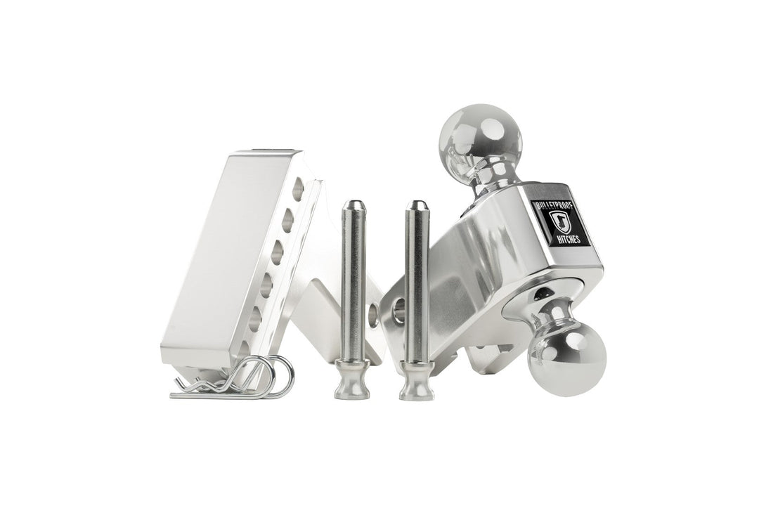 Yukon BulletProof 2" Aluminum Medium Duty Hitch - AL202 - 2" - manufacturer photo 2; vehicle and optional accessories not included