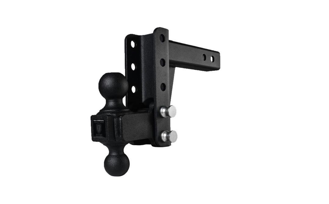 Yukon BulletProof 2" Medium Duty Hitch - MD204 - 4" - manufacturer photo 1; vehicle and optional accessories not included