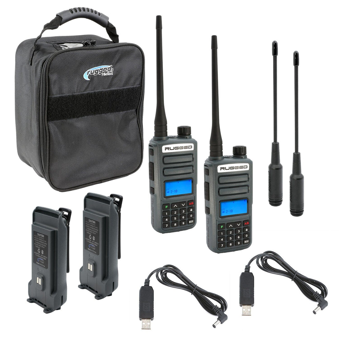 GMR2 PLUS Two-Radio Adventure Pack with XL Batteries - Rugged Radios - Product image 1