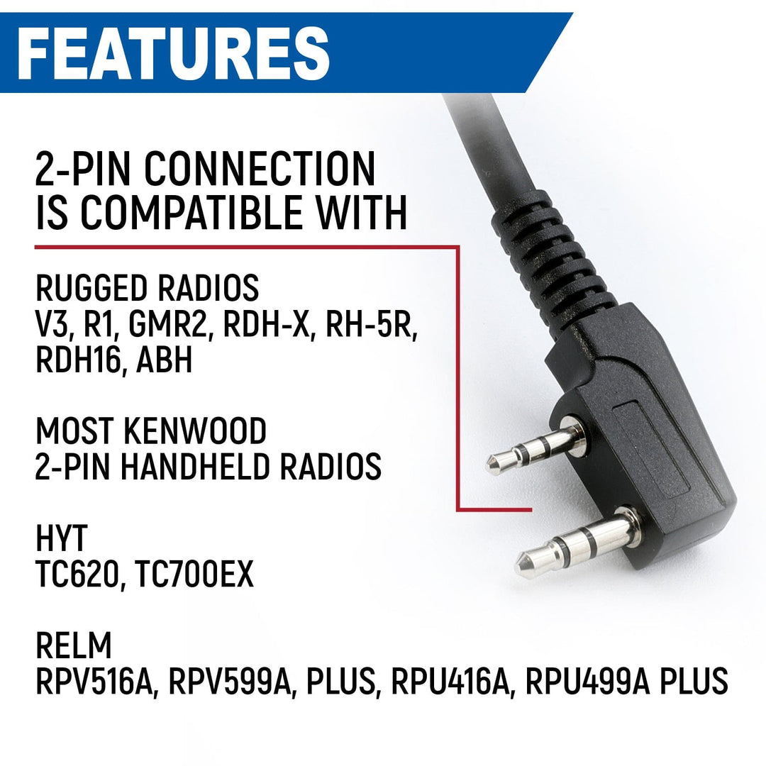 GMR2 PLUS Handheld Radio with Waterproof Hand Mic - Rugged Radios - Product image 12
