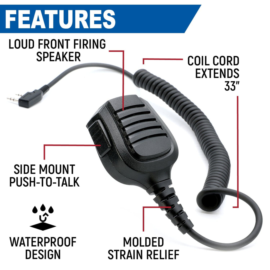 GMR2 PLUS Handheld Radio with Waterproof Hand Mic - Rugged Radios - Product image 9