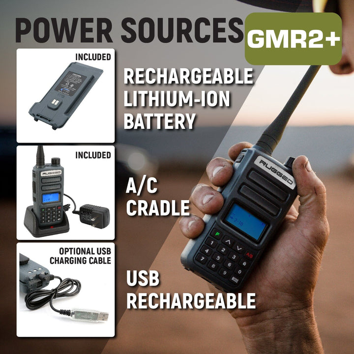 GMR2 PLUS Handheld Radio with Waterproof Hand Mic - Rugged Radios - Product image 7