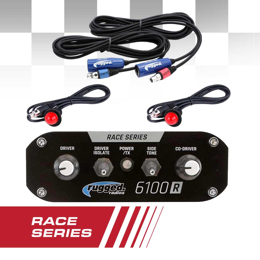 RRP6100 Two-Person Race Intercom Kit - Rugged Radios RACE SERIES - Product image 1
